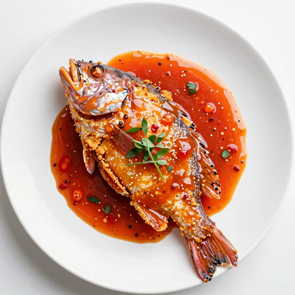 Kakap Merah (M) Chilli Fish Sauce / Saus Asam Manis